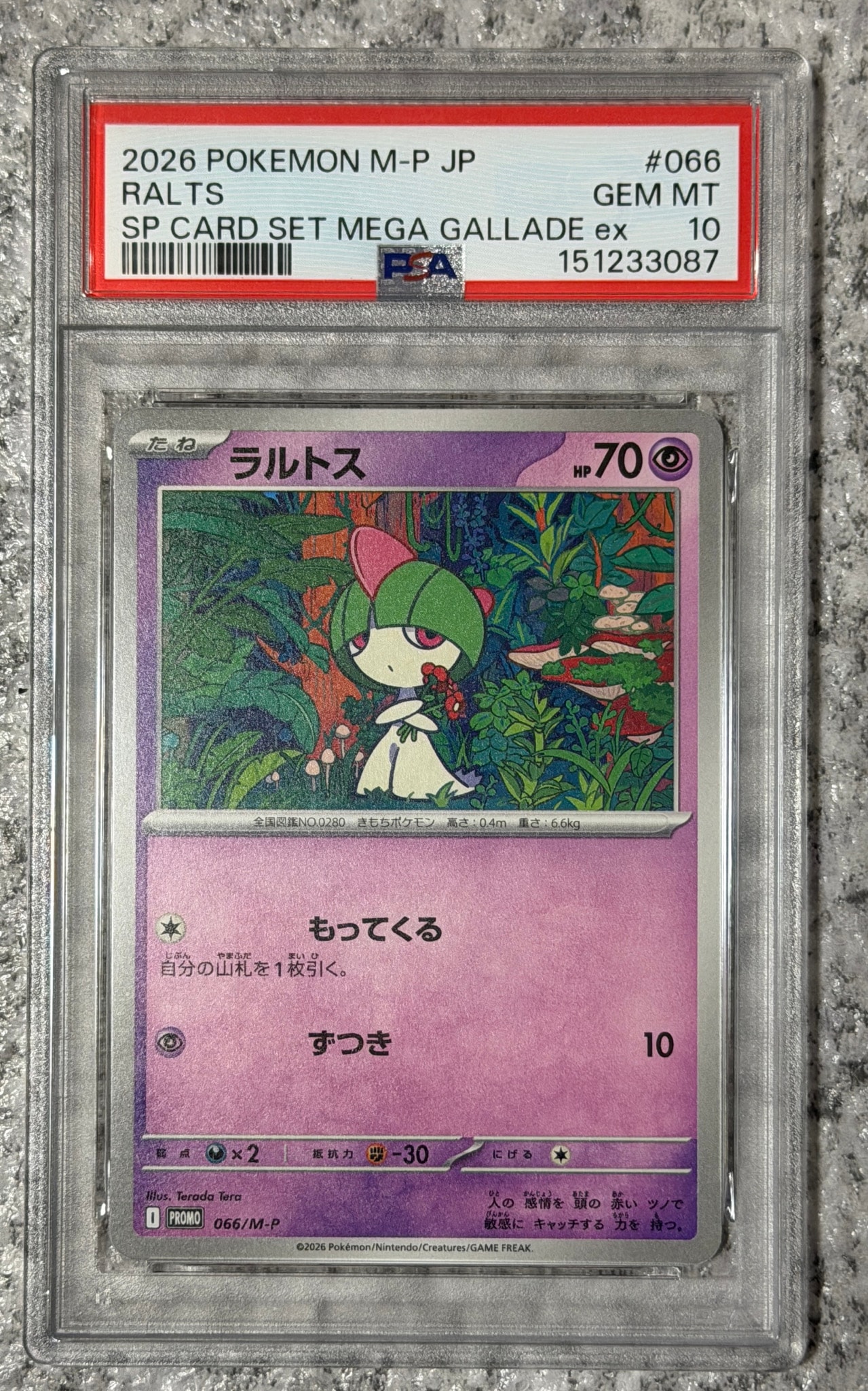 Ralts P [M-P 066](Special Card Set "MEGA Gallade ex")