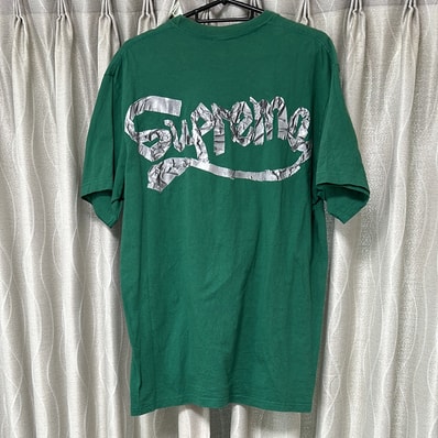 Supreme Tape Tee "Light Pine"