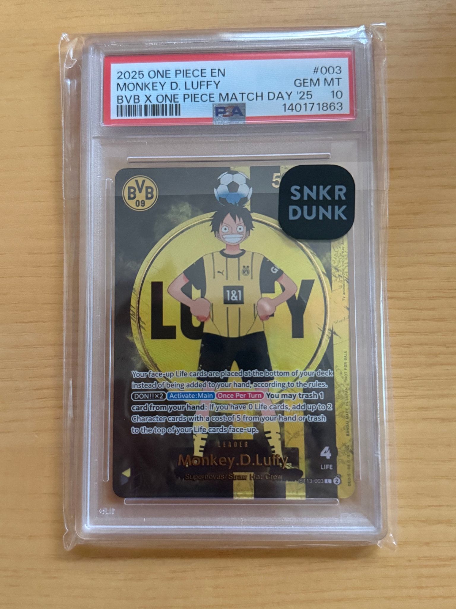 PSA10】モンキー・D・ルフィ L [ST13-003]【英語版】(プロモーション