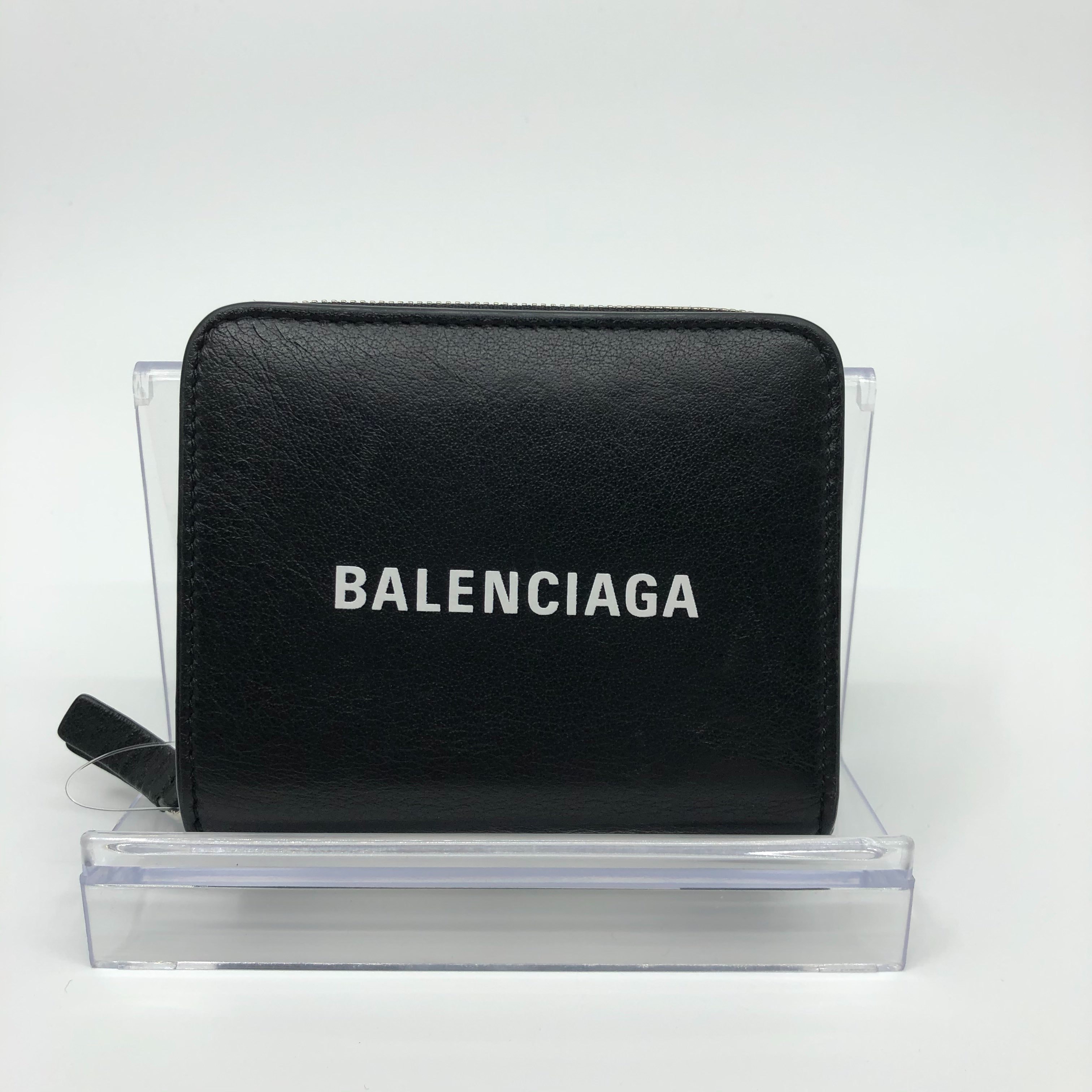 BALENCIAGA Everyday Compact Wallet "Black"
