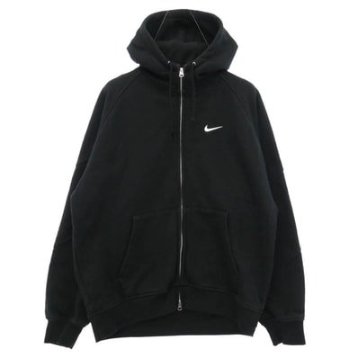 Supreme シュプリーム NIKE ナイキ 25SS HF9633-010 x Nike ナイキ Zip Up Hooded Sweatshirt ジップアップ フーデッド スウェットシャツ フーディー パーカー ブラック系 M【中古】