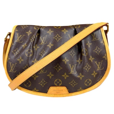 ルイヴィトン メニルモンタンPM モノグラム ショルダーバッグ モノグラムキャンバス M40474 ブラウン レディース LOUIS VUITTON 中古