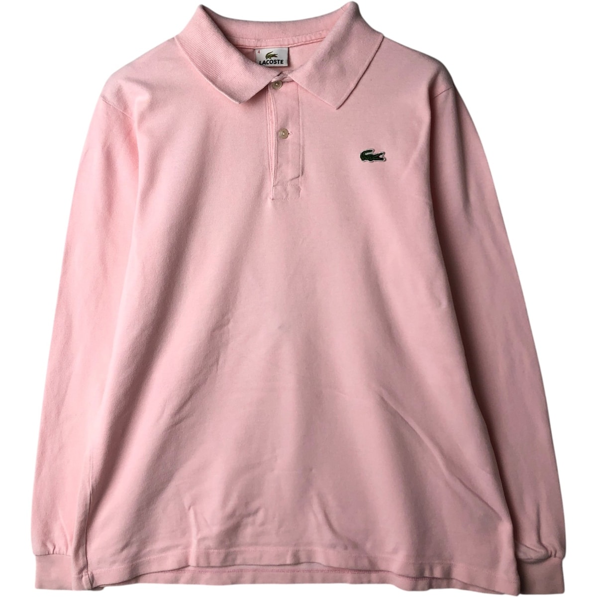 古着 ラコステ LACOSTE 長袖 ポロシャツ 4 メンズM相当/eaa648970