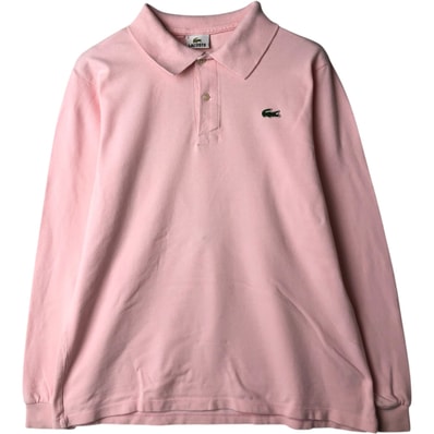 古着 ラコステ LACOSTE 長袖 ポロシャツ 4 メンズM相当/eaa648970