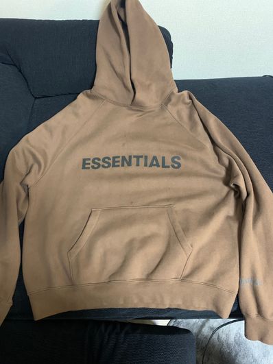 FEAR OF GOD ESSENTIALS / SSENSE 3D Silicon Applique Pullover Hoodie "Rain Drum"