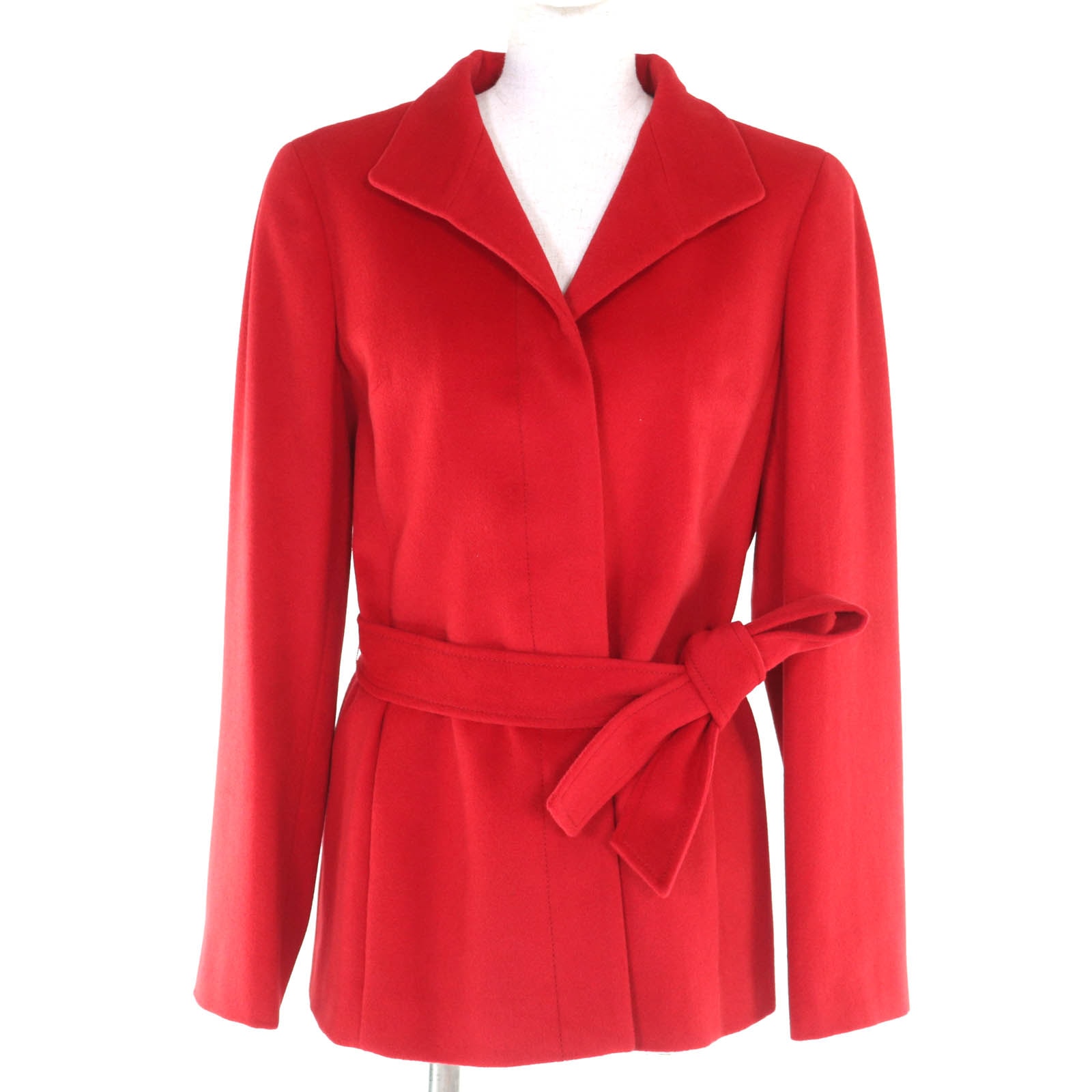 未使用品 バーバリーロンドン コート レッド レディース 40 FN023-870-18