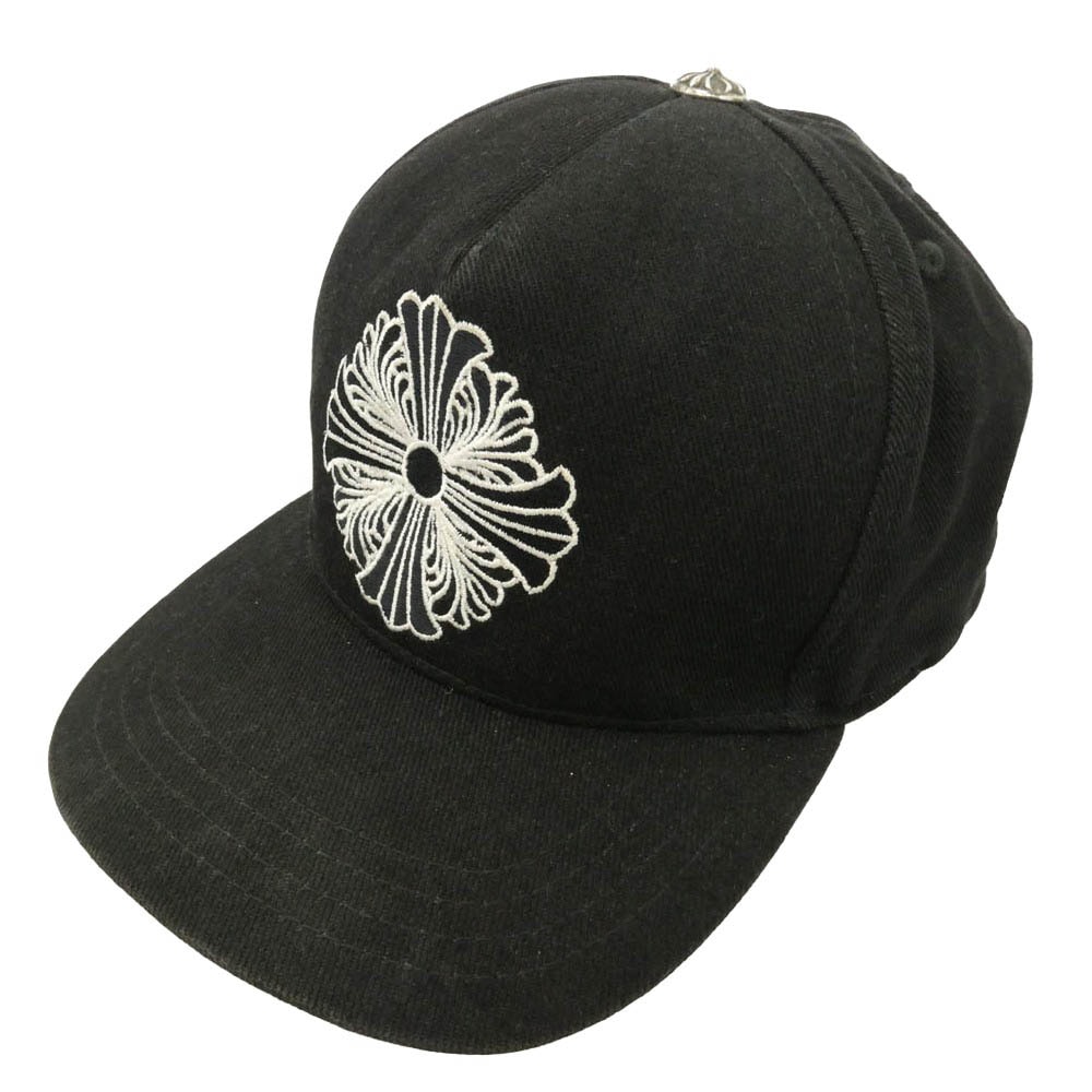 CHROME HEARTS クロムハーツ(原本無) TRUCKER CHプラス 刺繍 ベースボール キャップ ブラック系 53-60【中古】