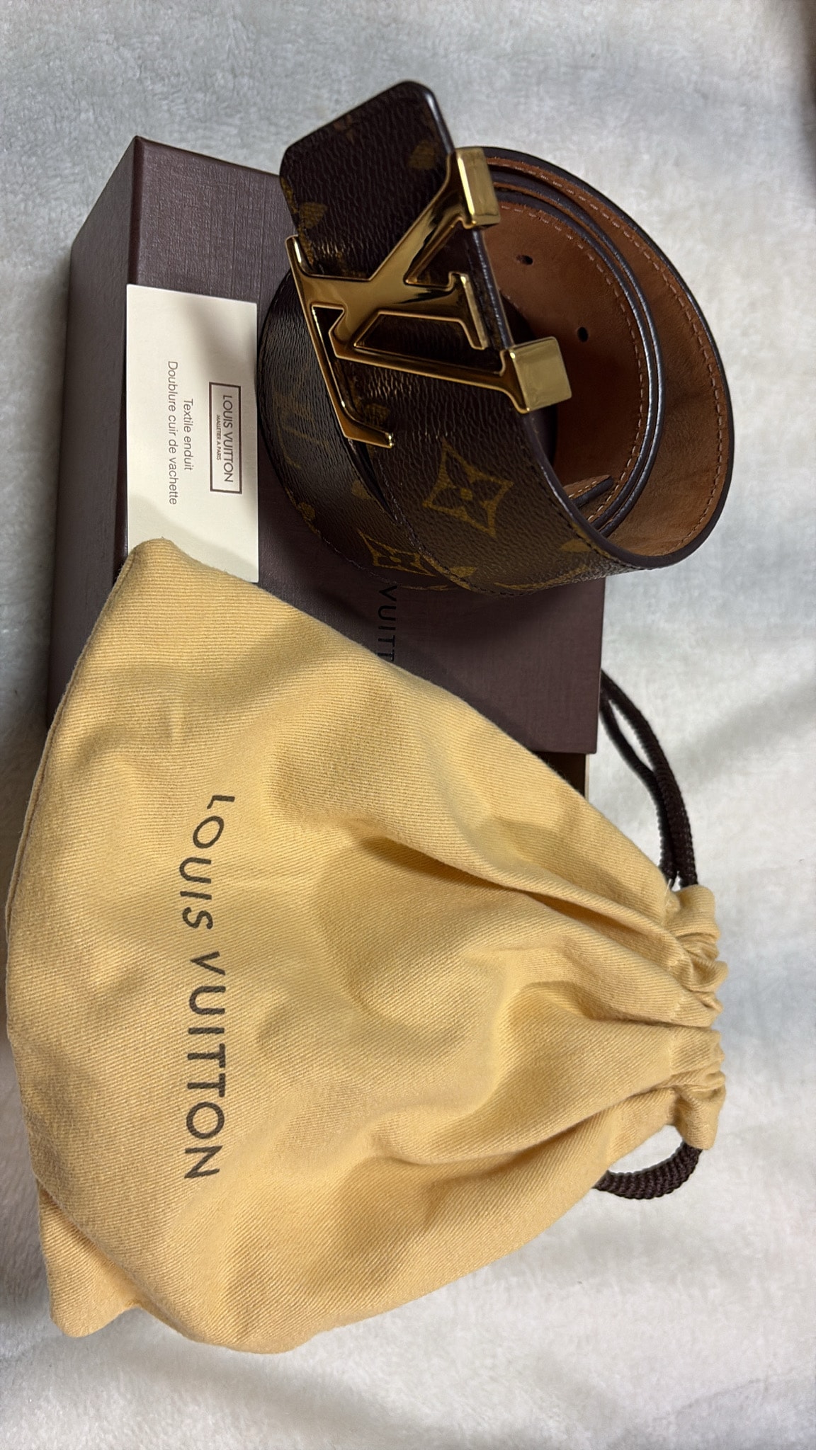 Louis Vuitton Ceinture LV Initiales Monogram Canvas