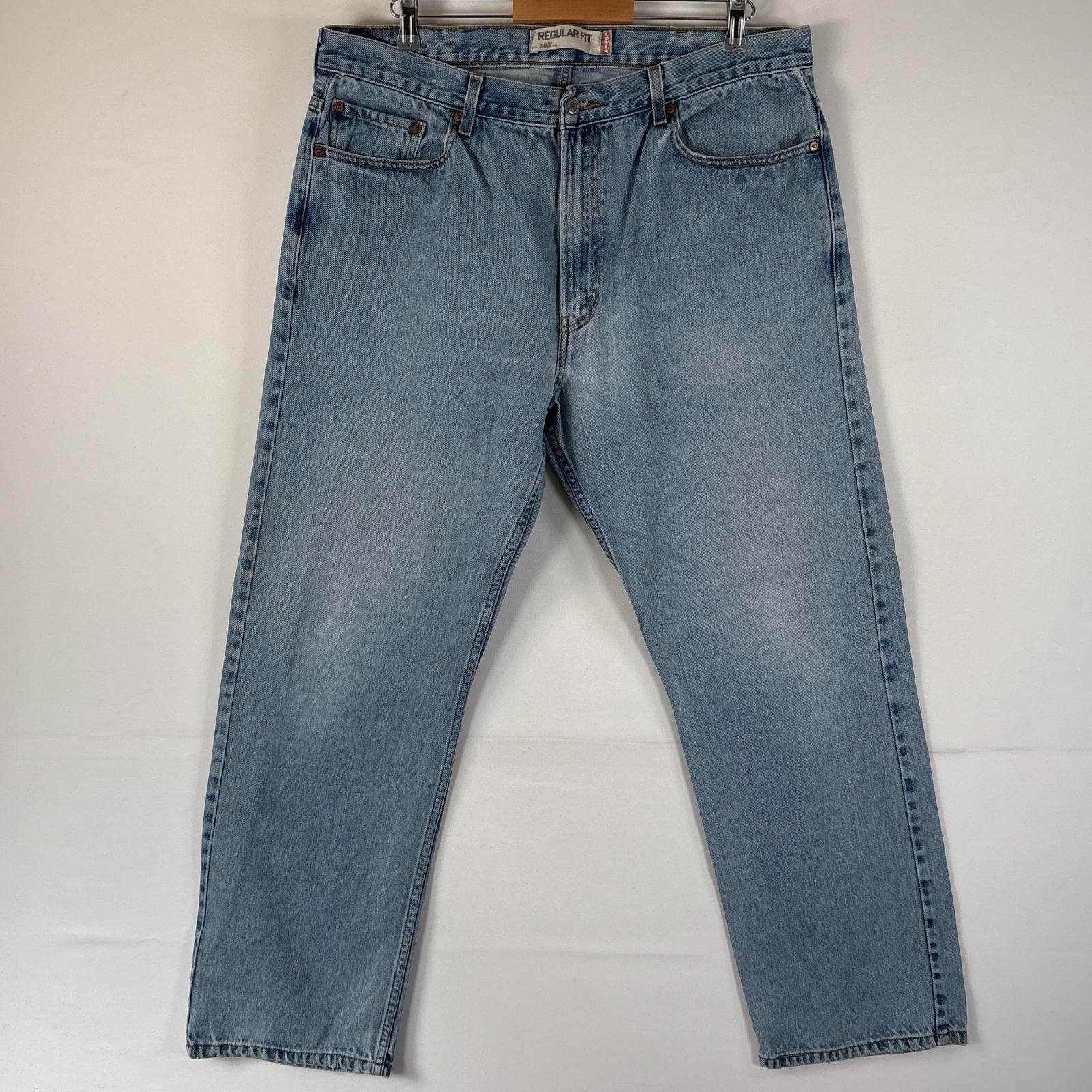 古着 リーバイス Levi's デニムパンツ 505 ブルーデニム ジーンズ ジーパン ストレート 大きいサイズ w40 L32 アイスブルー メンズ