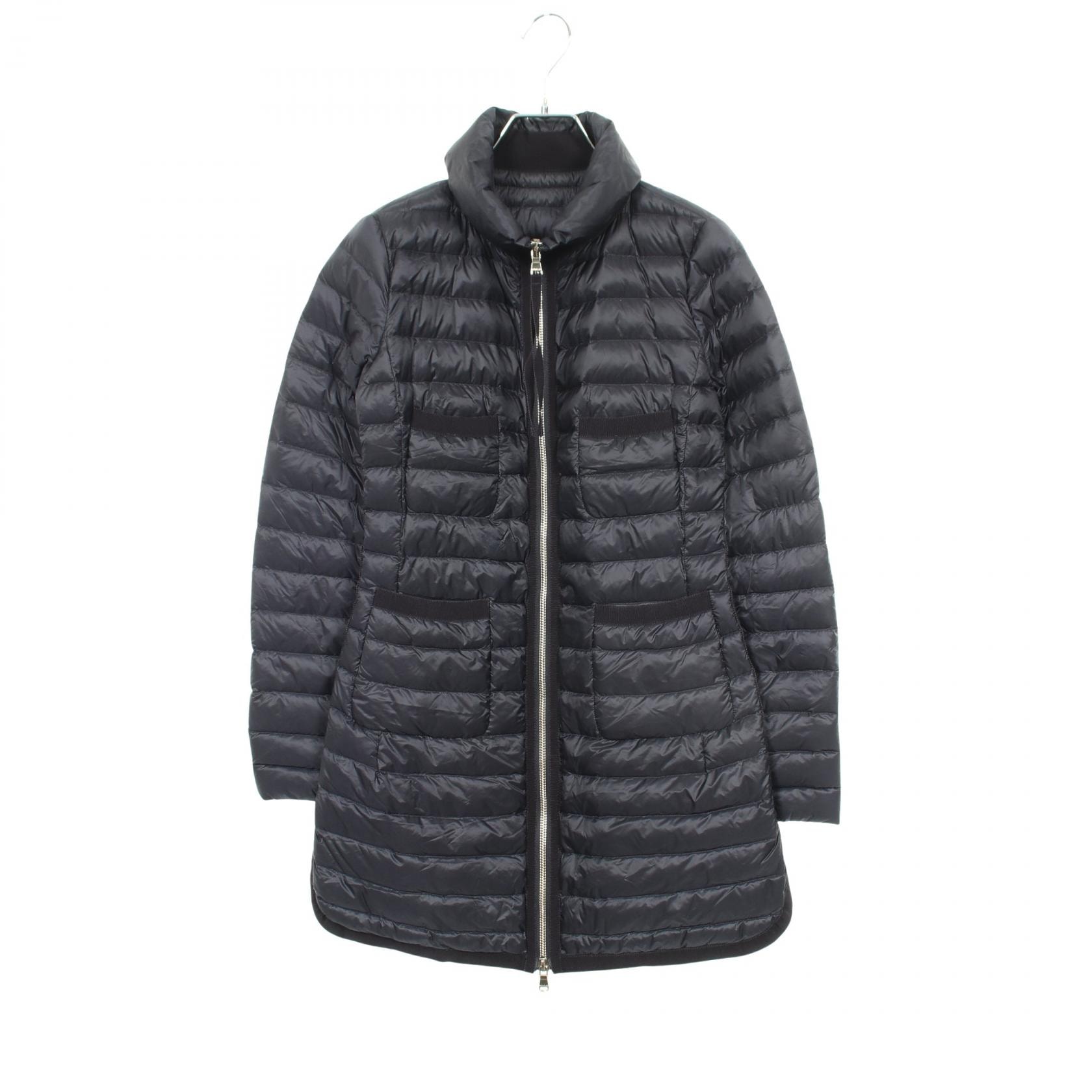 モンクレール MONCLER BOGUE ダウンジャケット 衣料品 アウター ナイロン レディース ネイビー系 4985394 【中古】