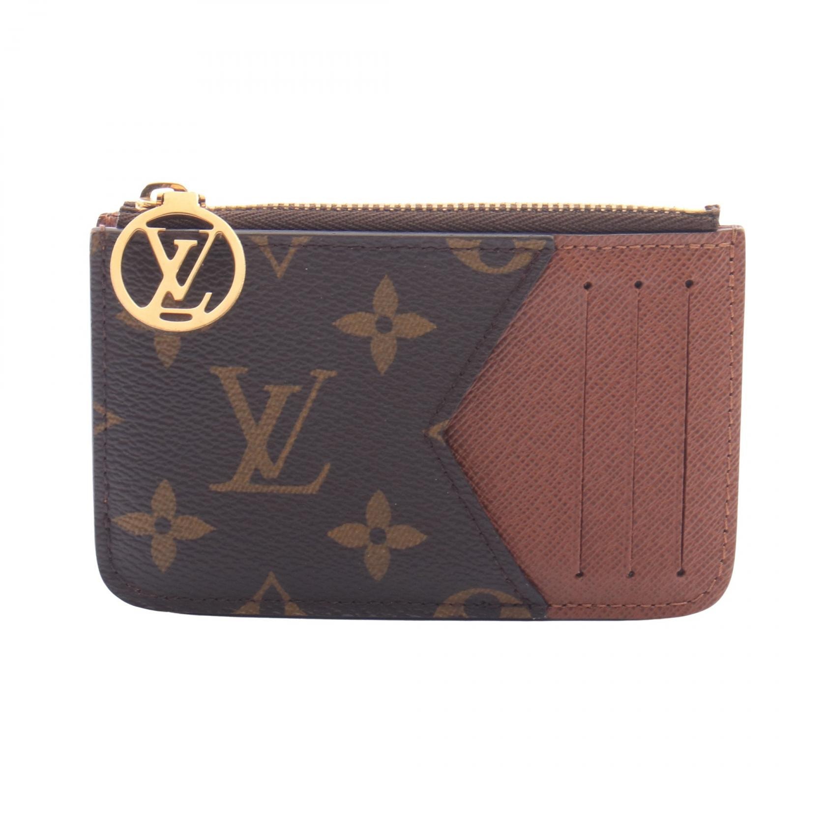ルイ・ヴィトン LOUIS VUITTON ポルト カルト ロミー モノグラム コインケース 財布 レザー PVC レディース ブラウン系 M81880 【中古】
