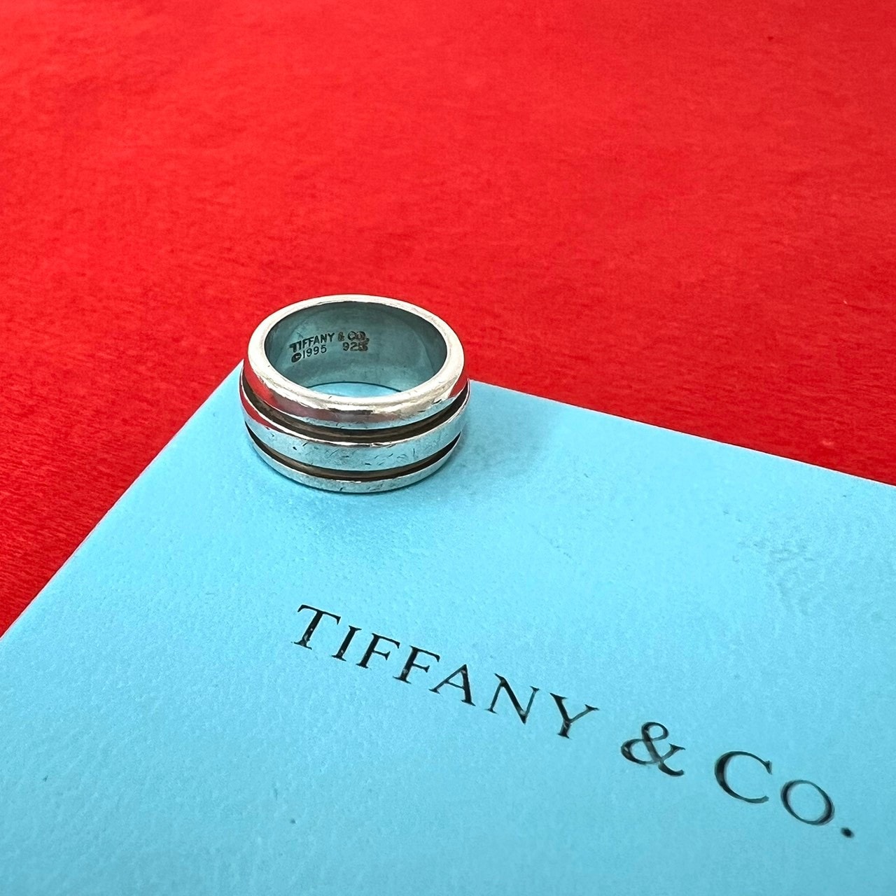 TIFFANY&Co. ティファニー グルーブド ダブルライン リング シルバー925 リング・指輪 7号 シルバー
05093
