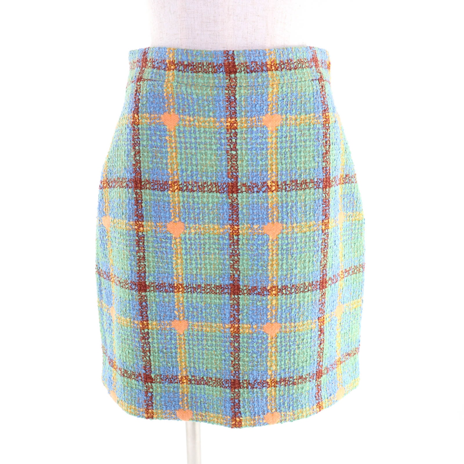 未使用品 グッチ ツイードスカート マルチ レディース 40 706948