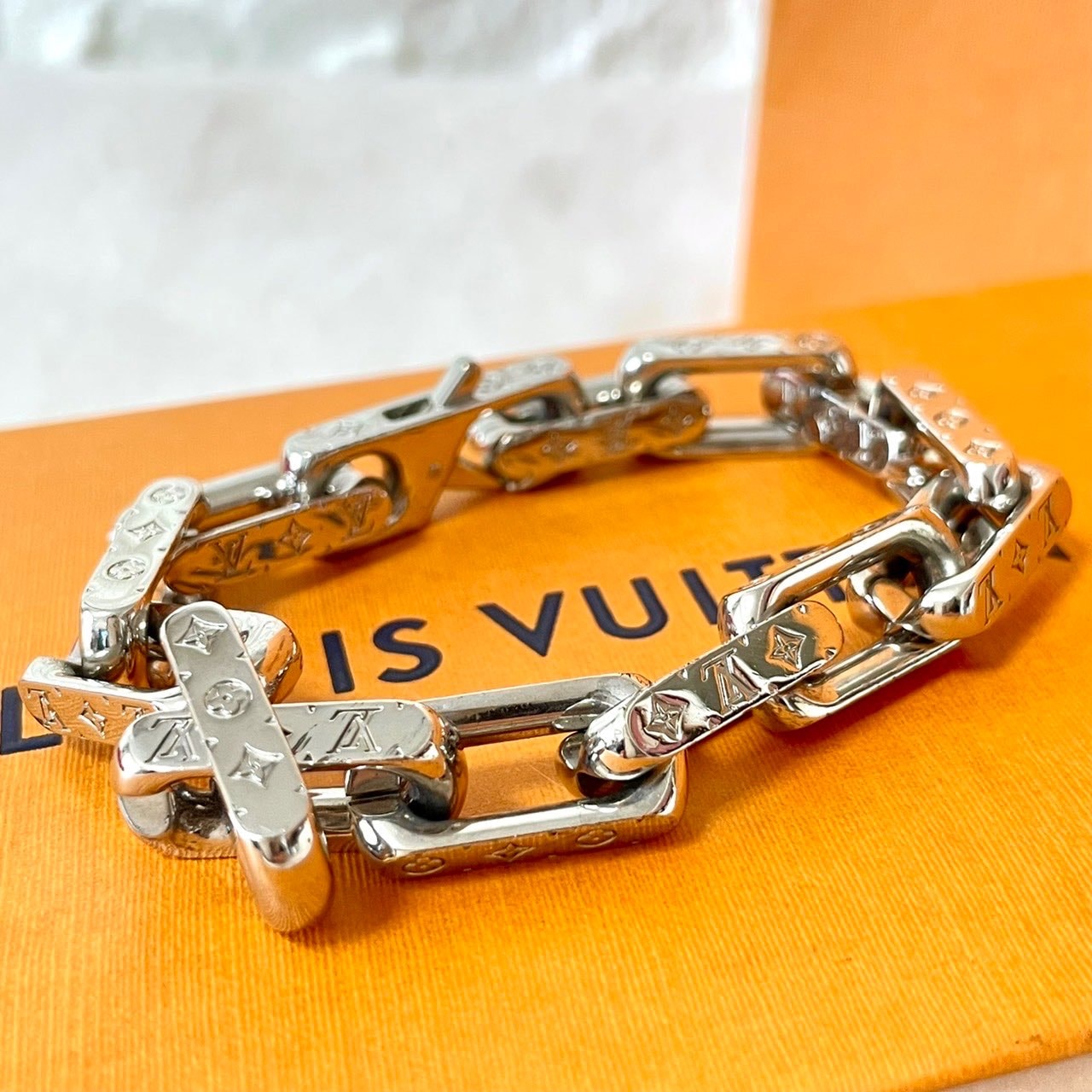 Louis Vuitton Monogram Chain Bracelet