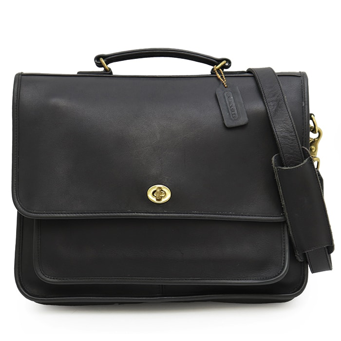 【美品】COACH オールドコーチ ショルダーバッグ レディース メトロポリタン ターンロック カーフ レザー ハンドバッグ 2WAY カバン 革 鞄 小物 ショルダーストラップ・袋付属 ブラック 黒 5181