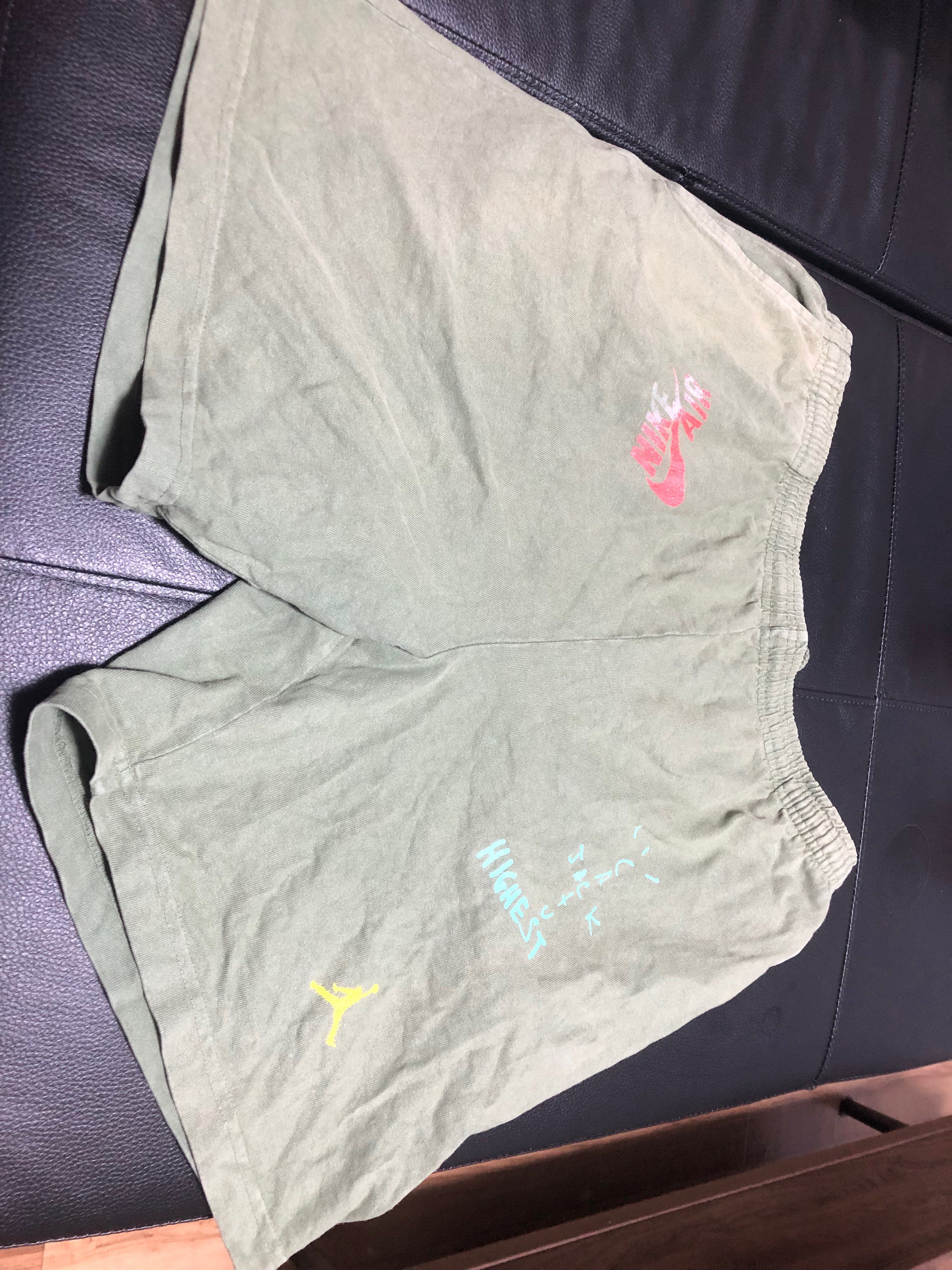 Air Jordan x Travis Cactus Jack Highest Sweatshort "Olive"