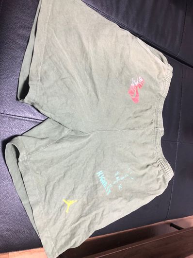 Air Jordan x Travis Cactus Jack Highest Sweatshort "Olive"