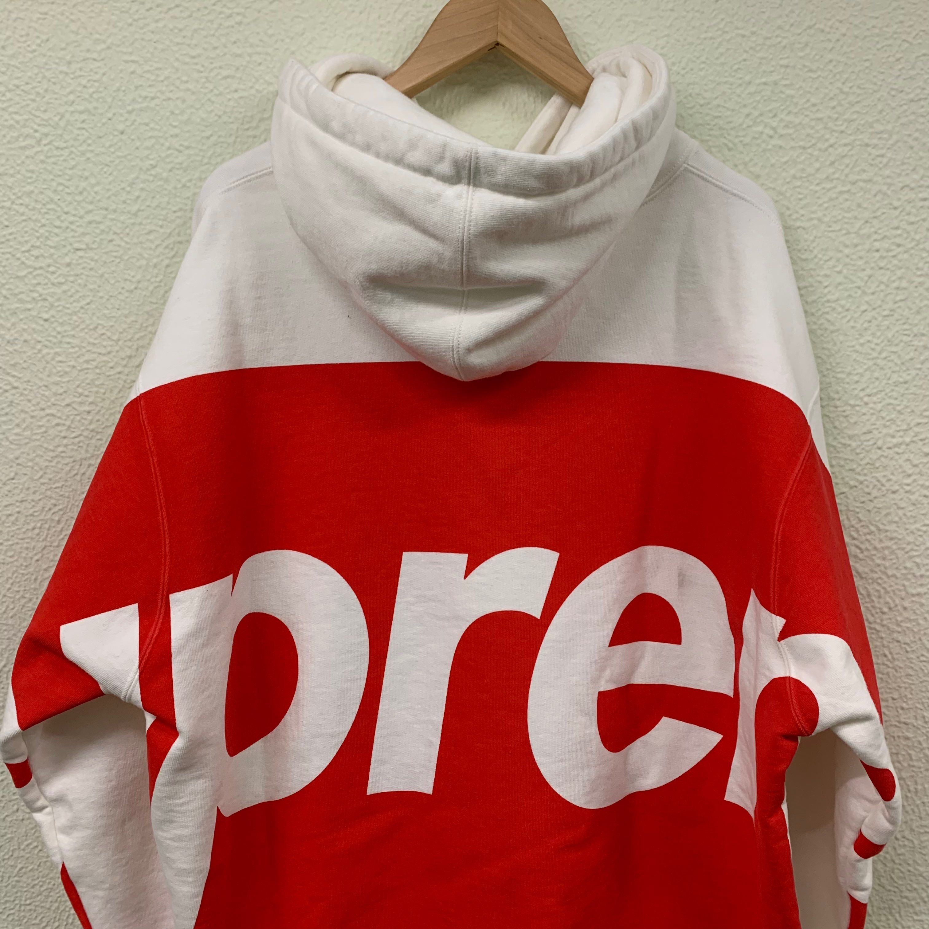 Supreme Big Logo Hooded Sweatshirt "White"
