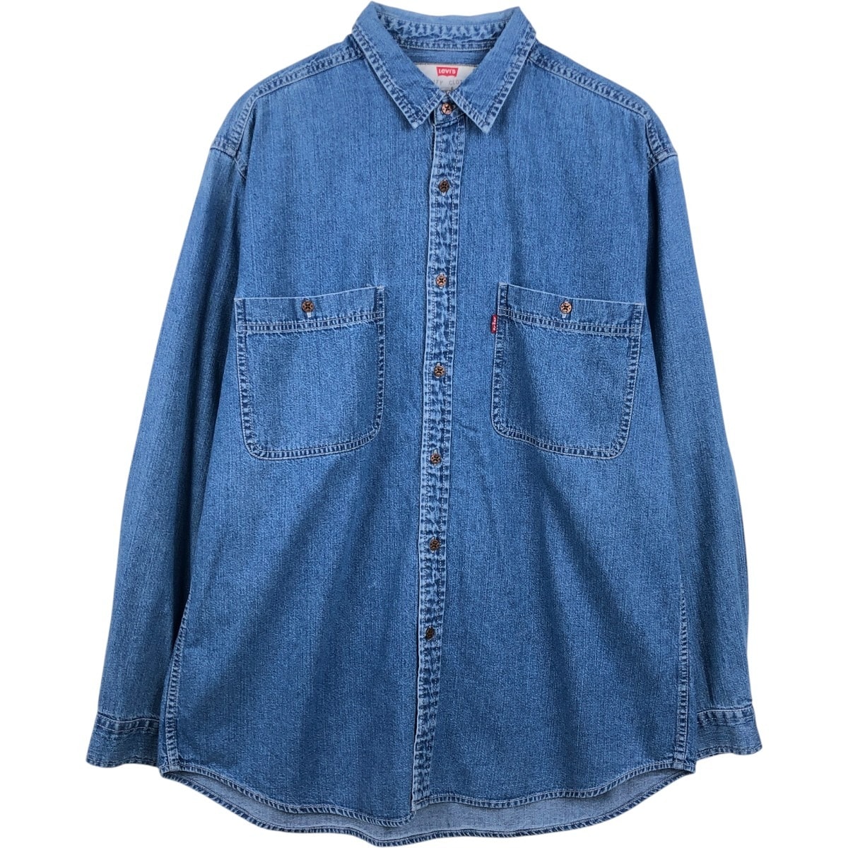 古着 90年代 リーバイス Levi's 長袖 デニムシャツ メンズL相当 ヴィンテージ/eaa663267
