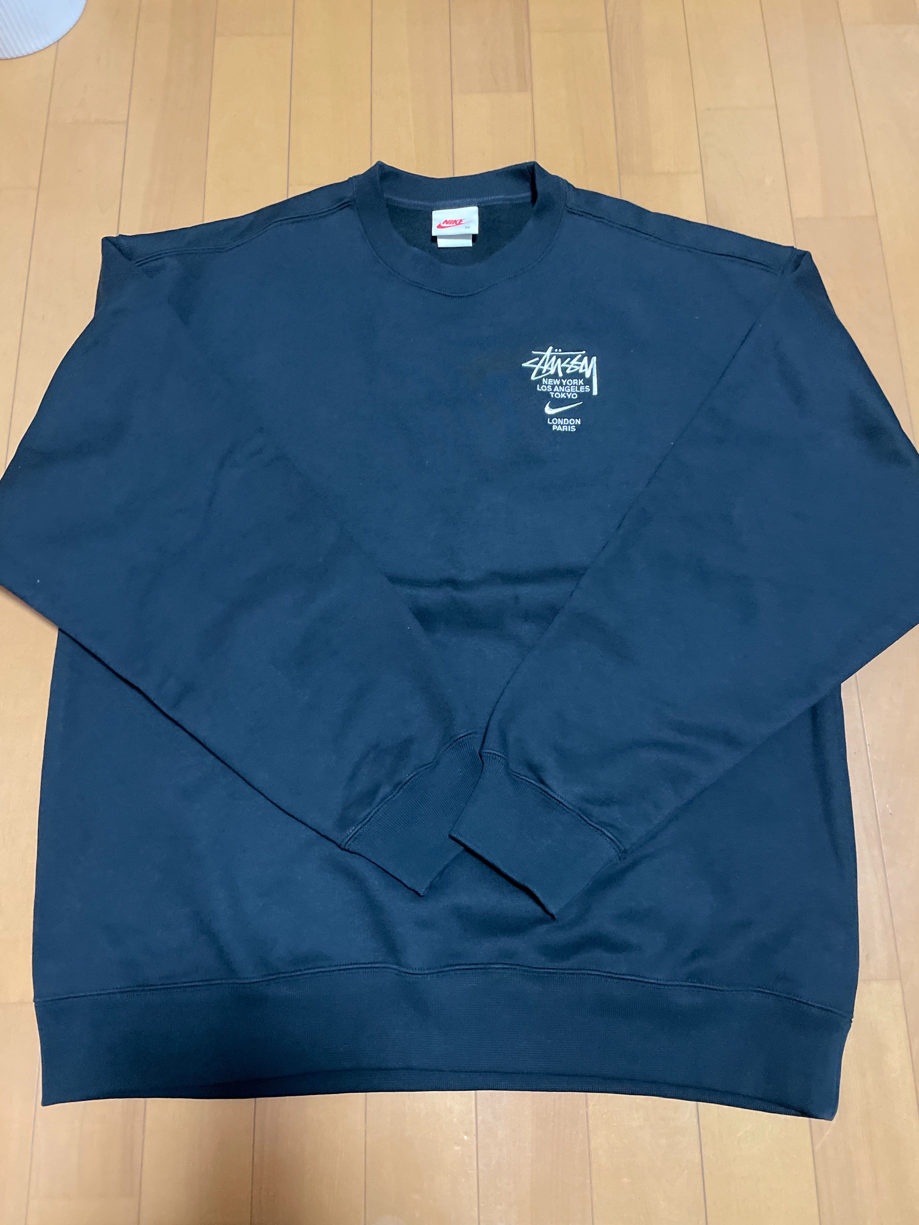 Nike x Stussy International Crewneck Sweatshirt (US Size) "Black" DC4198-010