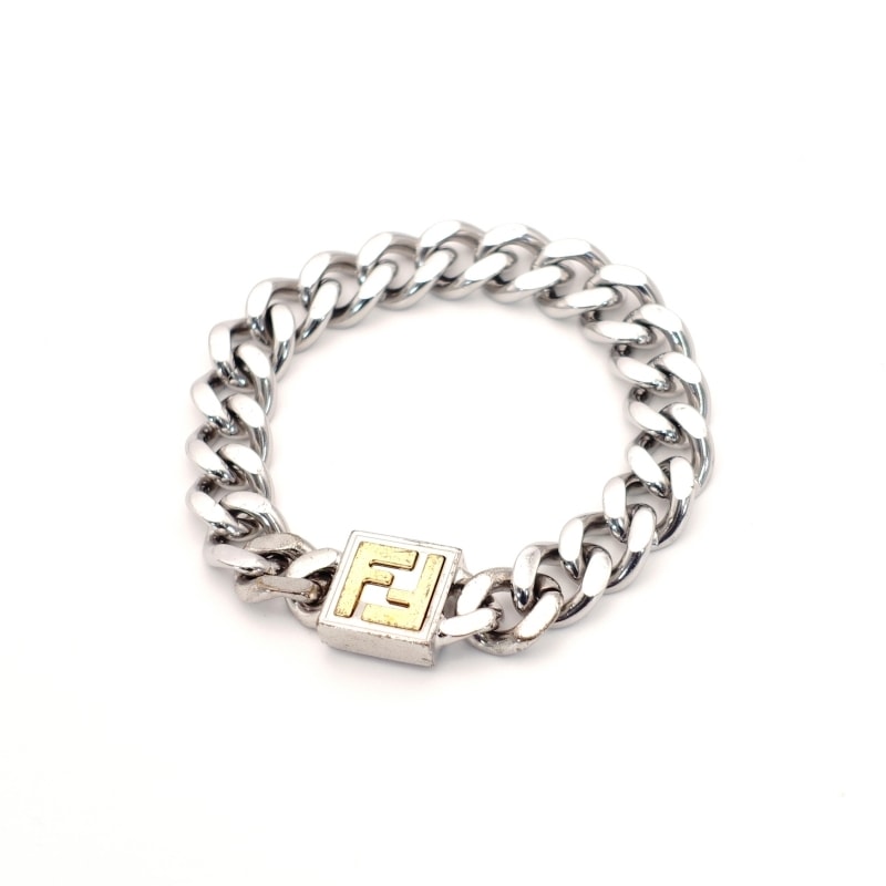 FENDI【フェンディ】 ブレスレット パラジウム サイズ M