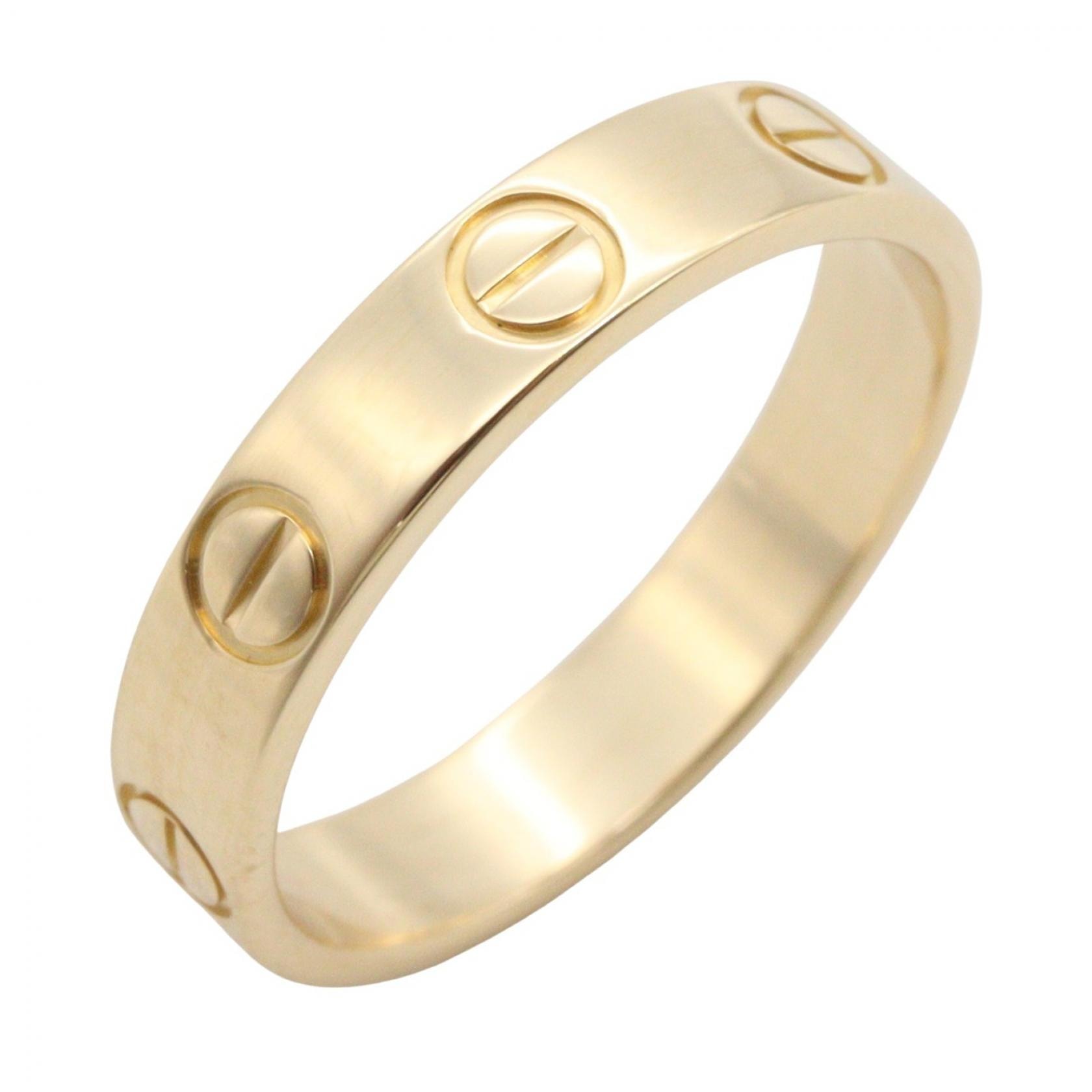 カルティエ CARTIER ミニラブリング リング・指輪 ジュエリー K18(イエローゴールド) メンズ レディース ゴールド系 B4085000 【中古】