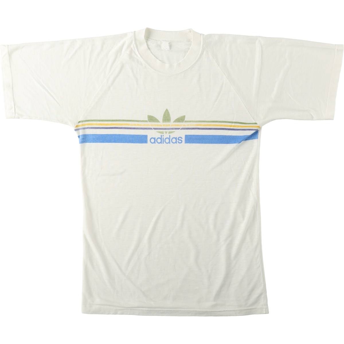 古着 アディダス adidas トレフォイルロゴ ロゴプリントTシャツ レディースS相当 ヴィンテージ/eaa638967