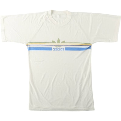 古着 アディダス adidas トレフォイルロゴ ロゴプリントTシャツ レディースS相当 ヴィンテージ/eaa638967
