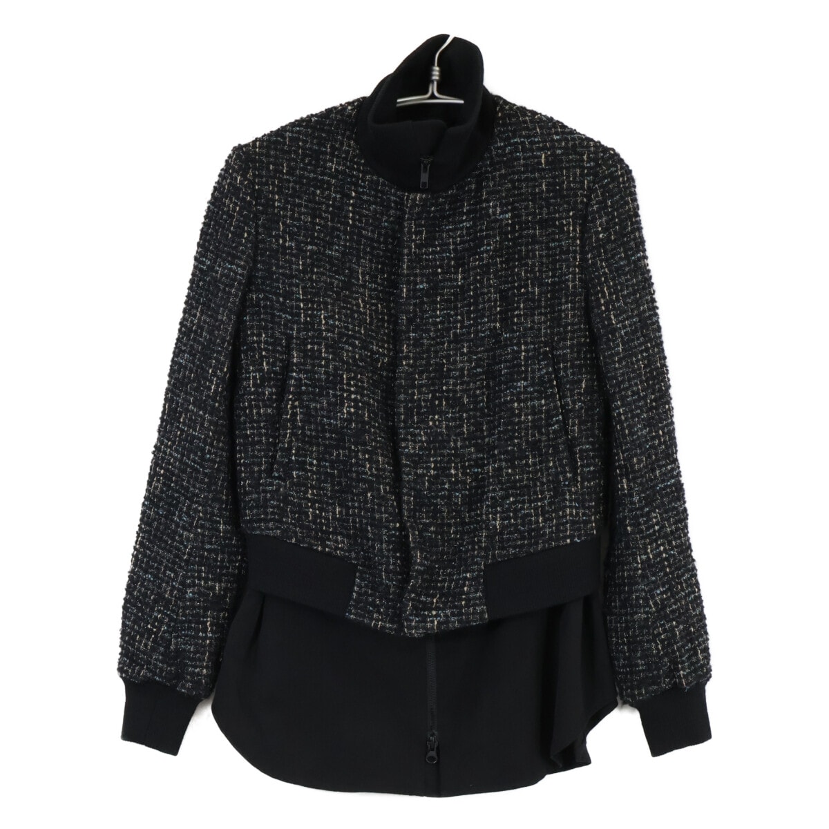 ワイズ YR-Y03-811 ニットドッキング ウール アシメントリー 1