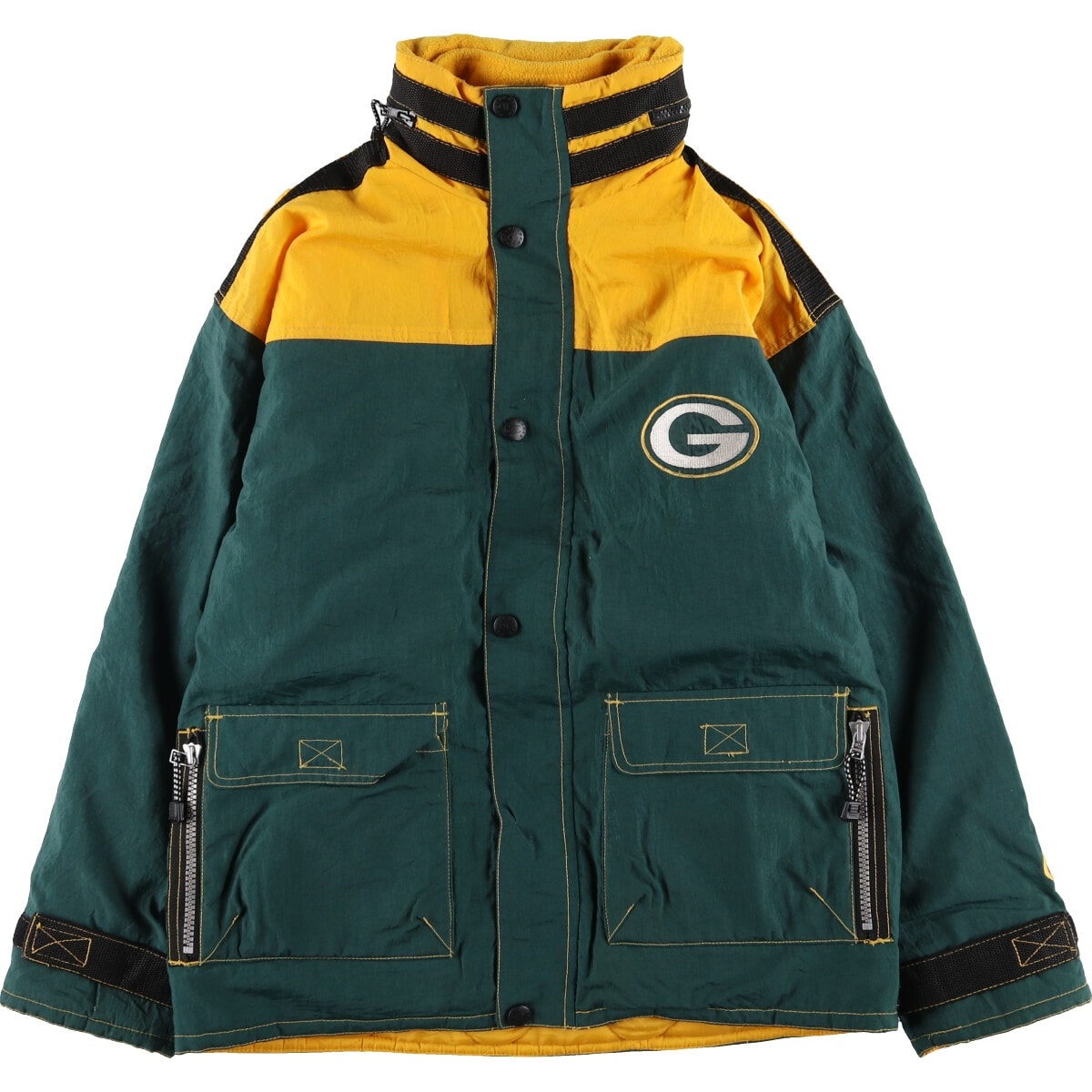 傷や汚れあり】古着 90年代 チャンピオン Champion NFL GREEN