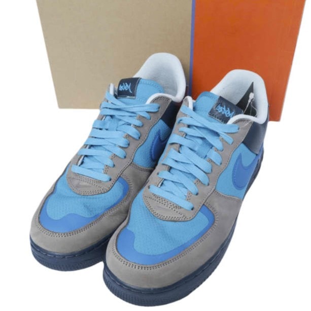 NIKE x STASH ナイキ スタッシュ 24AW 別注 AIR FORCE 1 LOW SP エアフォース 1 HF5516-001 US10(28cm) SOFT GREY/VARSITY ROYAL-HARBOR BLUE スニーカー シューズ