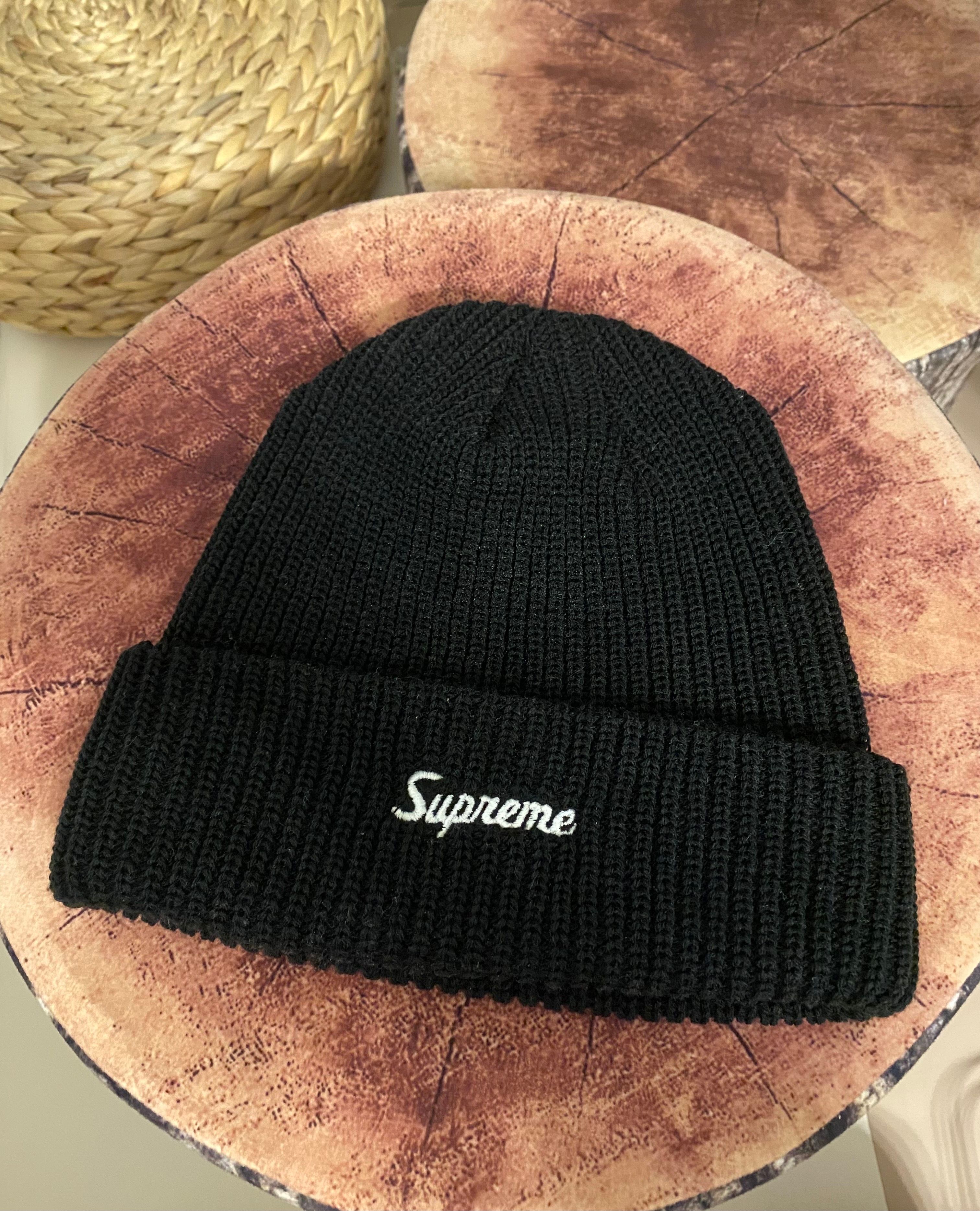 Supreme Loose Gauge Beanie "Black" (23FW)