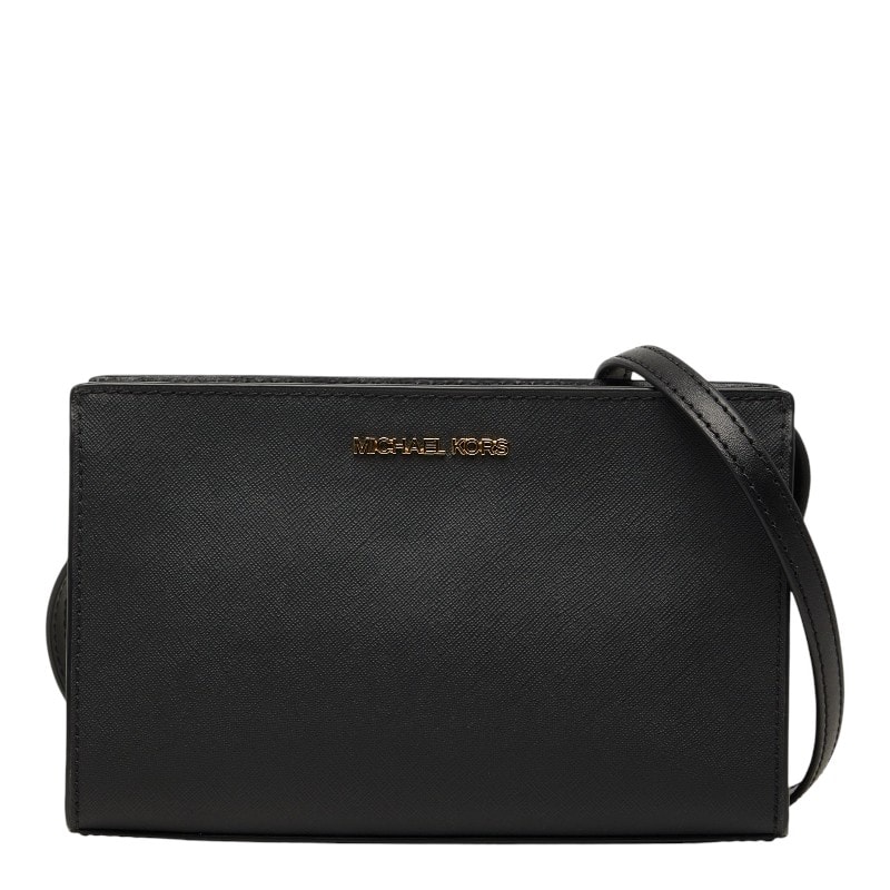 マイケルコース 斜め掛け ショルダーバッグ 35S3G6HC5L ブラック レザー レディース Michael Kors 【中古】