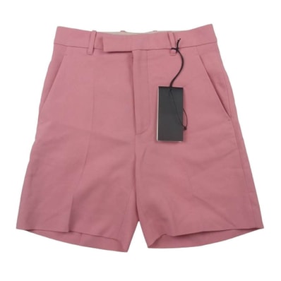 GUCCI グッチ ショートパンツ 619500 ZKR01 ヴィスコース テーラード ショーツ ショート ハーフ パンツ ピンク系 36【美品】【中古】