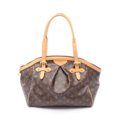 ルイ・ヴィトン LOUIS VUITTON ティヴォリGM ハンドバッグ バッグ PVCコーティングキャンバス レザー モノグラム レディース ブラウン系 M40144 【中古】