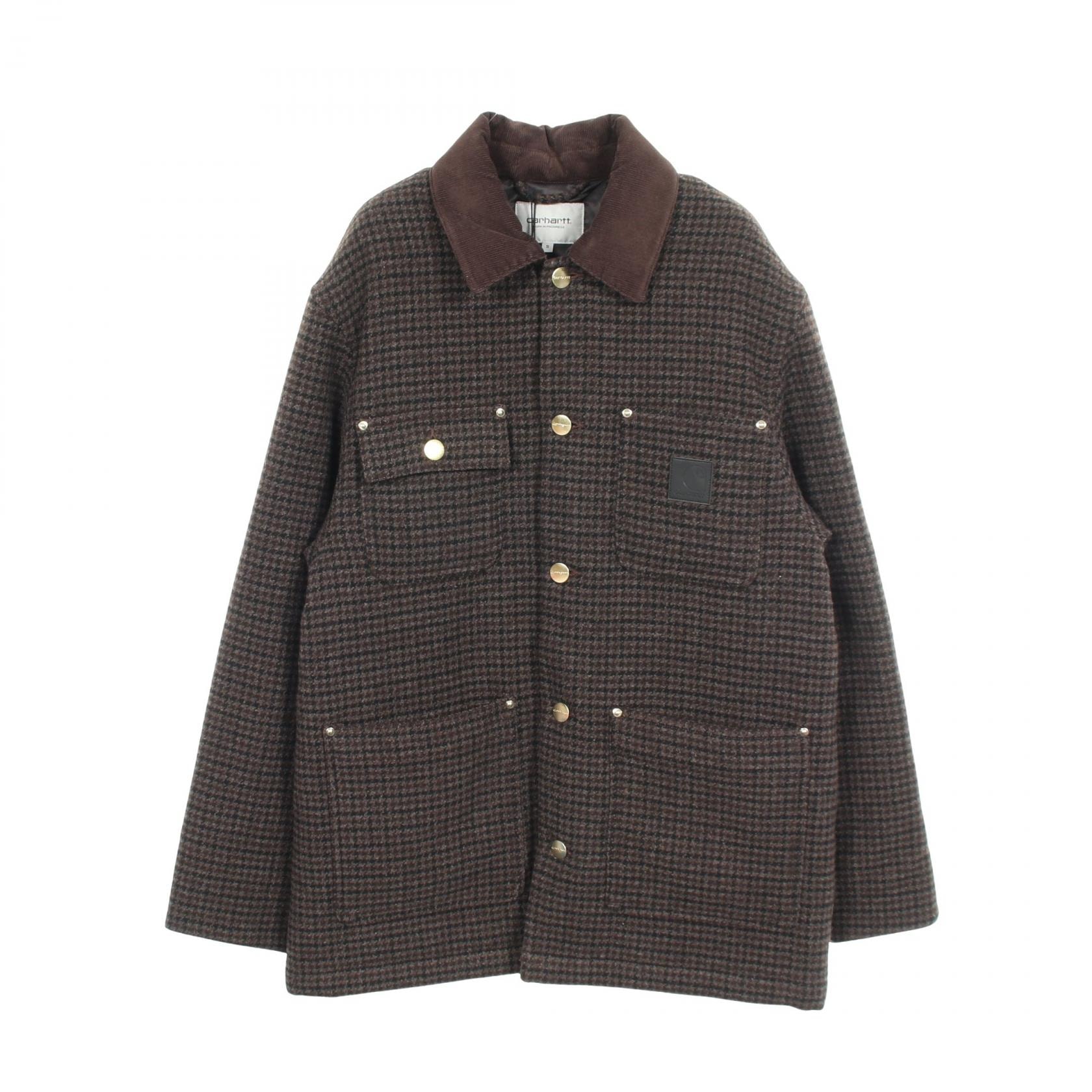 カーハートダブリューアイピー Carhartt WIP LOWIS CHORE COAT 衣料品 アウター ウール ポリエステル メンズ ブラウン系 I03534435MXXS 【新品】