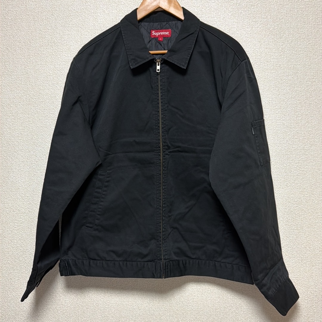 Supreme Cop Car Embroidered Work Jacket "Black"