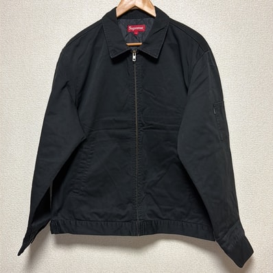 Supreme Cop Car Embroidered Work Jacket "Black"
