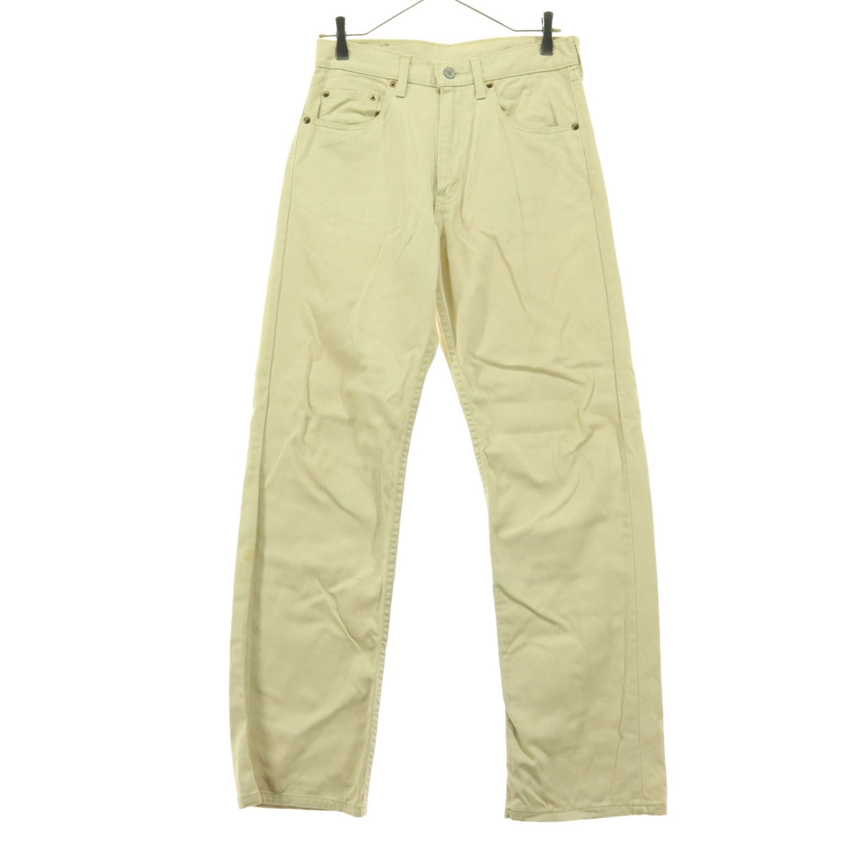 Levi's リーバイス 90s 512 オールド 日本製 白タブ コットンパンツ W29 イエロー