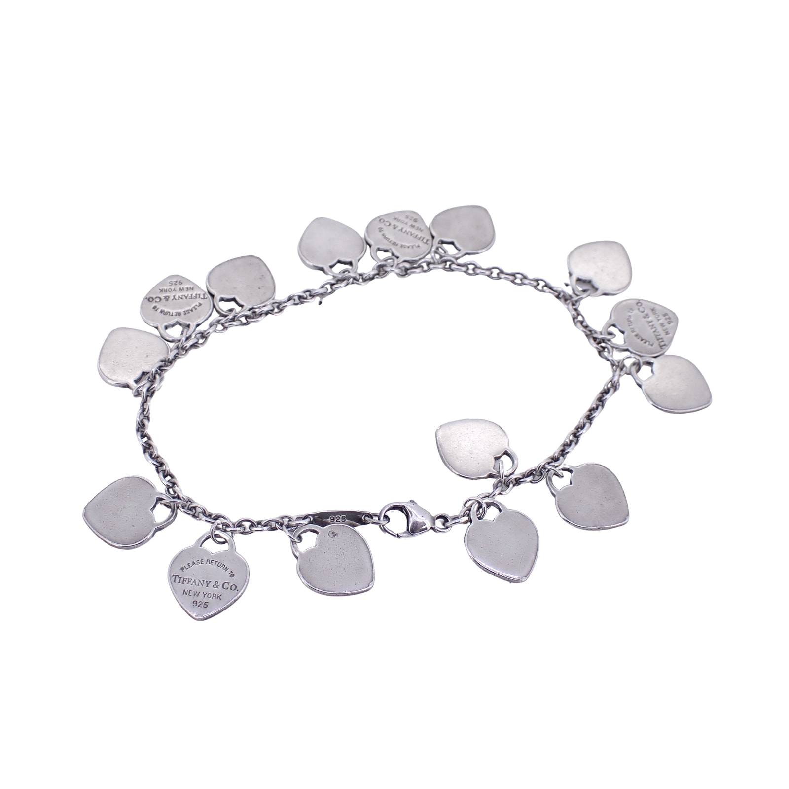 TIFFANY&Co. ティファニー  マルチハート リターントゥ ハートタグ Sv925  シルバー  レディース ブレスレット