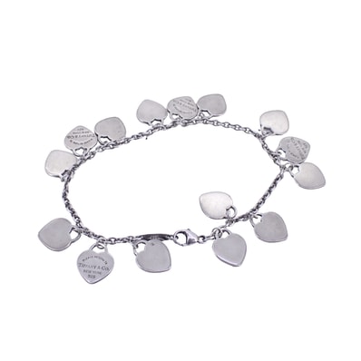TIFFANY&Co. ティファニー マルチハート リターントゥ ハートタグ Sv925 シルバー レディース ブレスレット