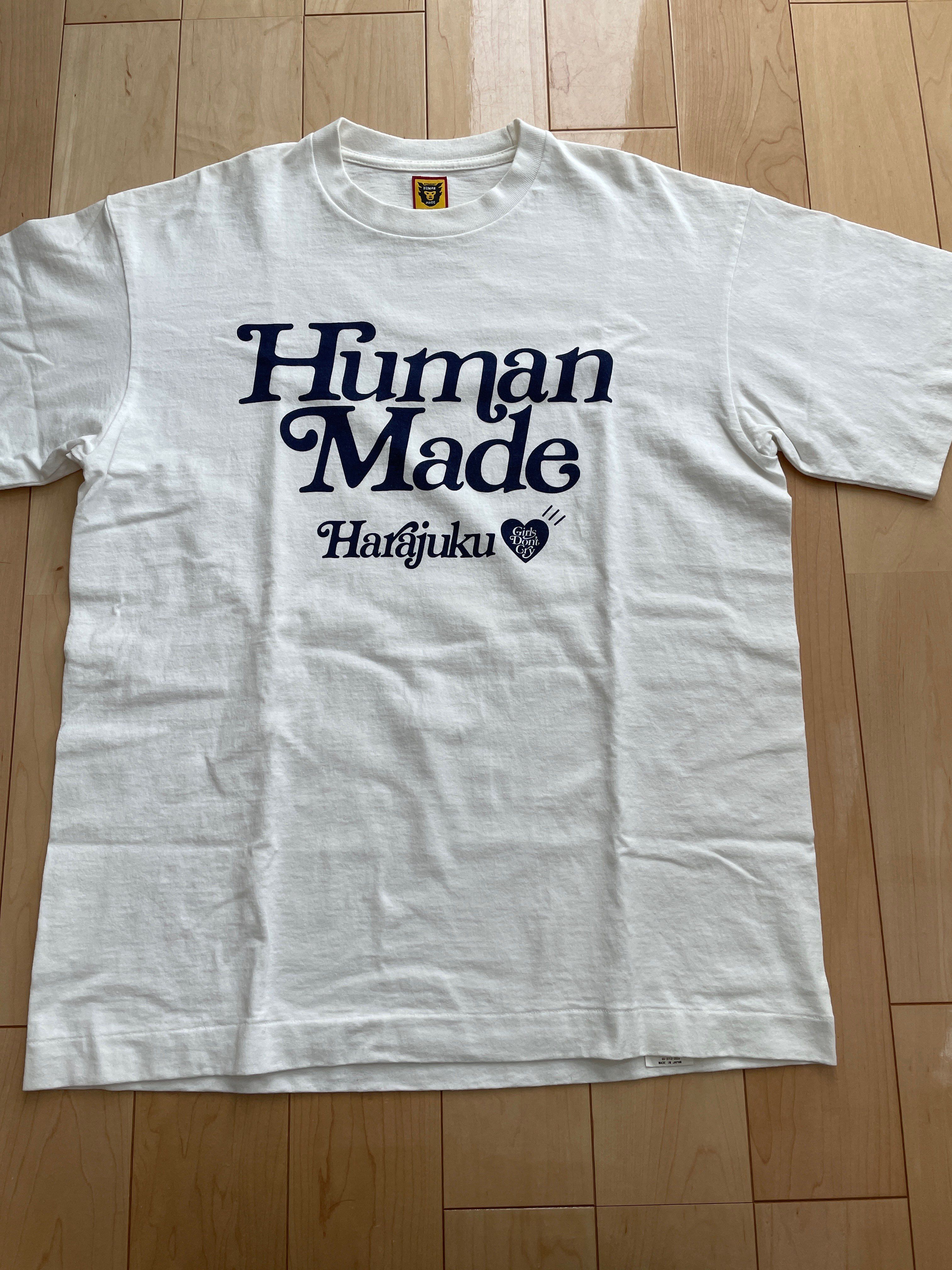 HUMAN MADE Girls Don't Cry Harajuku T-Shirt #1 "White" / VERDY