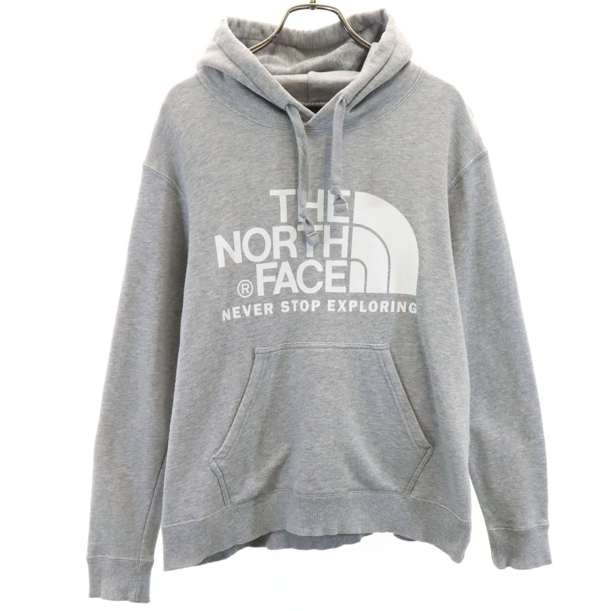 THE NORTH FACE ノースフェイス 長袖 スウェットパーカー XS グレー NT61801X アウトドア