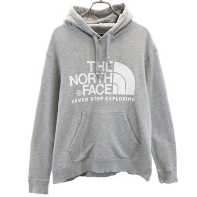 THE NORTH FACE ノースフェイス 長袖 スウェットパーカー XS グレー NT61801X アウトドア