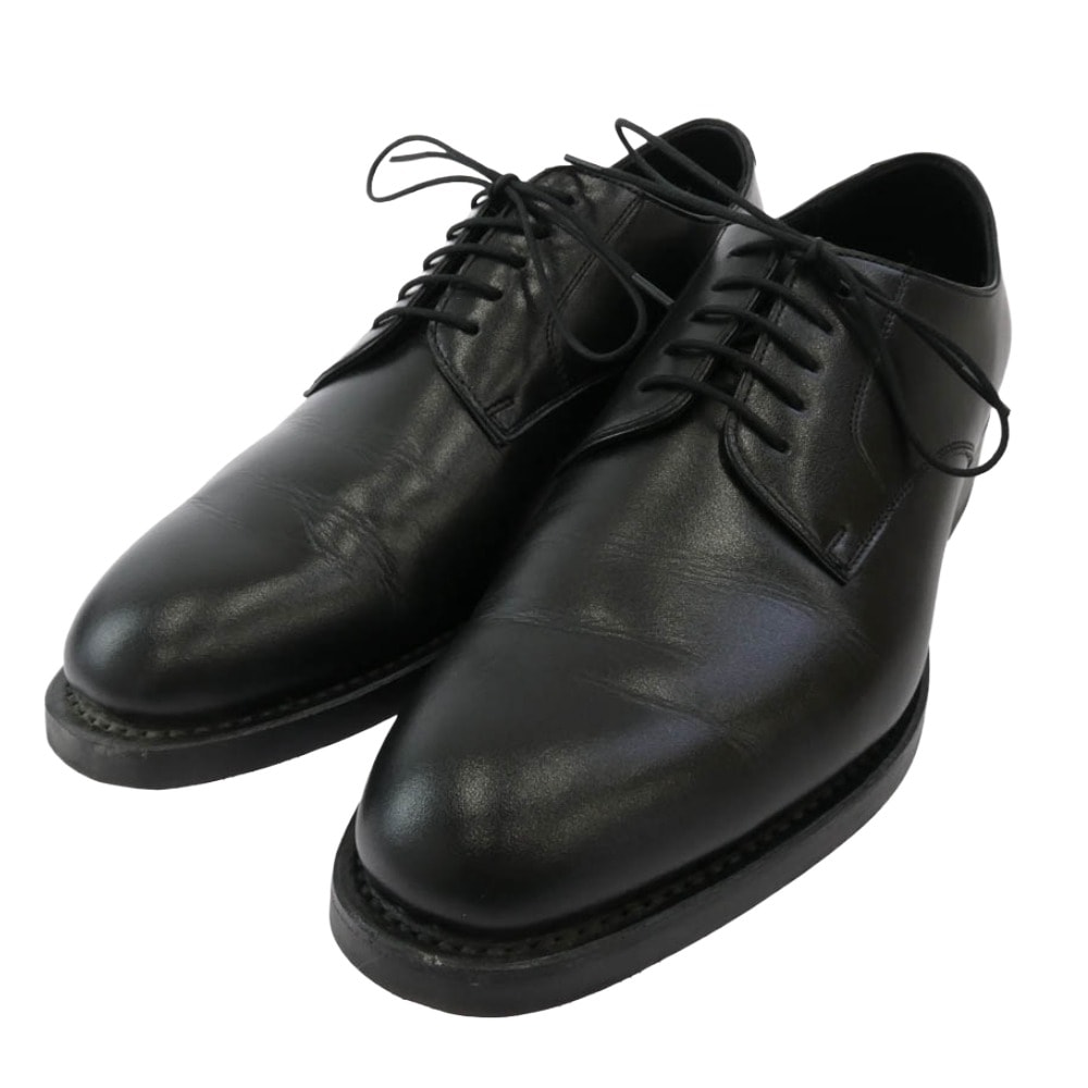 REGAL リーガル ドレスシューズ 04HLCC EARTH GRIP プレーントウ レザー ドレス シューズ ブラック系 24.5cm【中古】