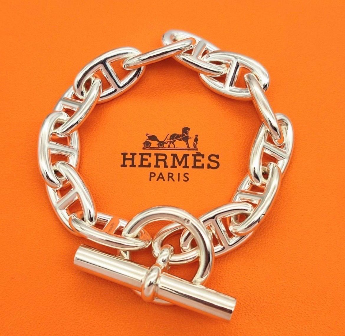 Hermes Chaine D'ancre GM Bracelet "Silver"