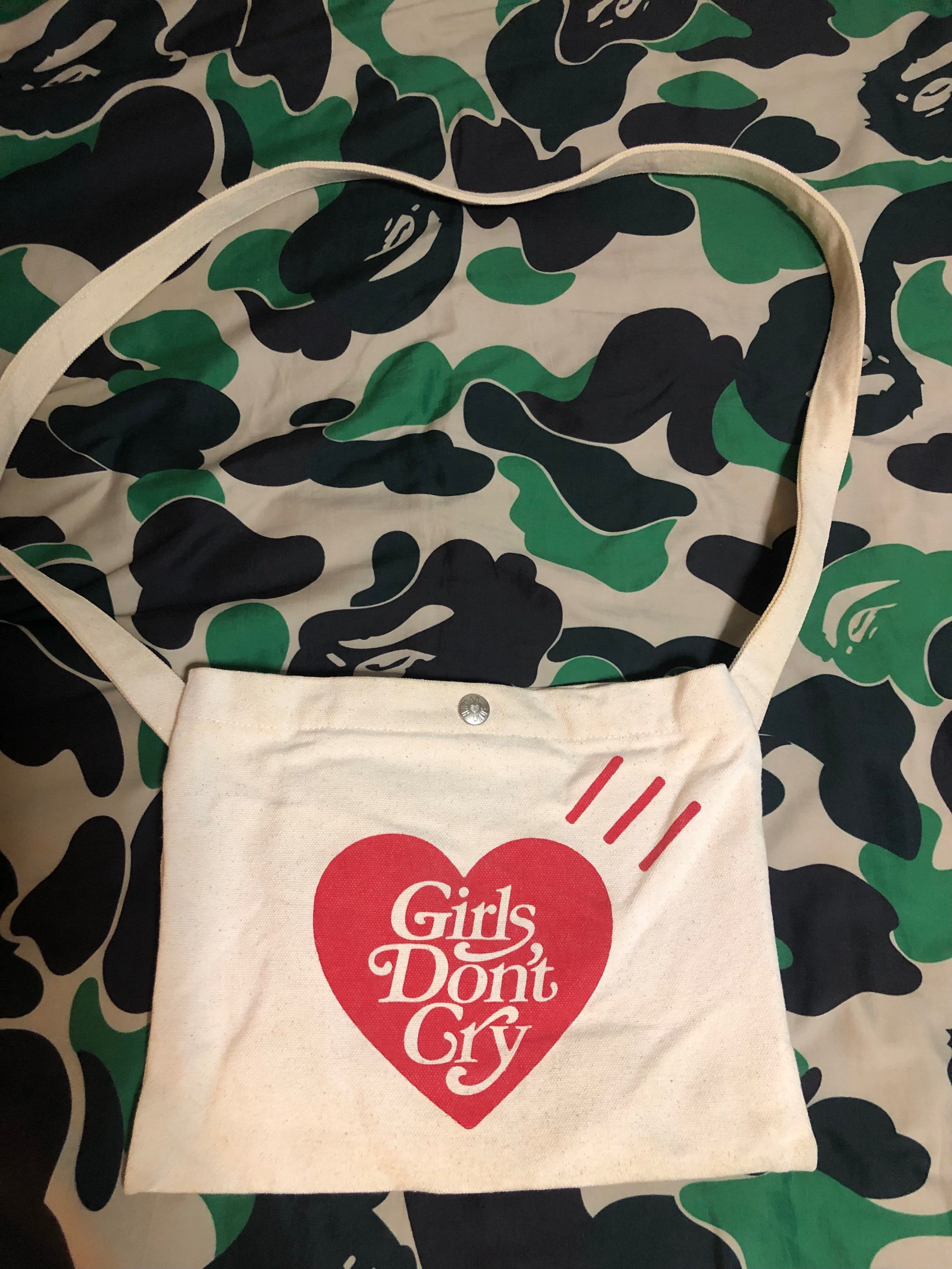 HUMAN MADE Girls Don't Cry Satchel "White" / VERDY