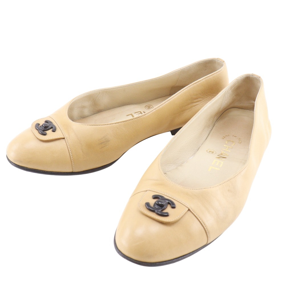 シャネル ココマーク バレエシューズ レディースパンプス