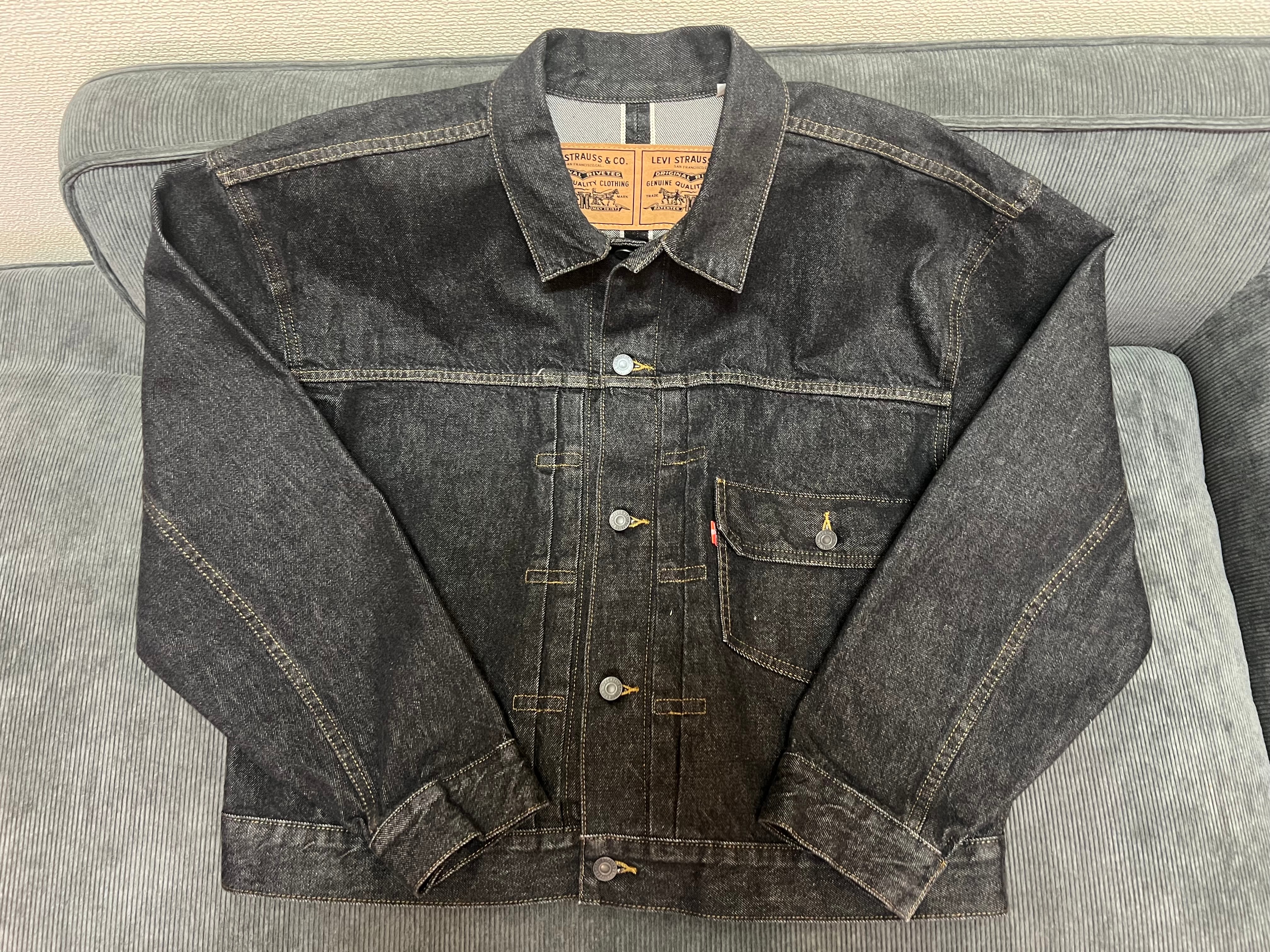 BEAMS x LEVI'S Denim Jacket "BlackRinse"