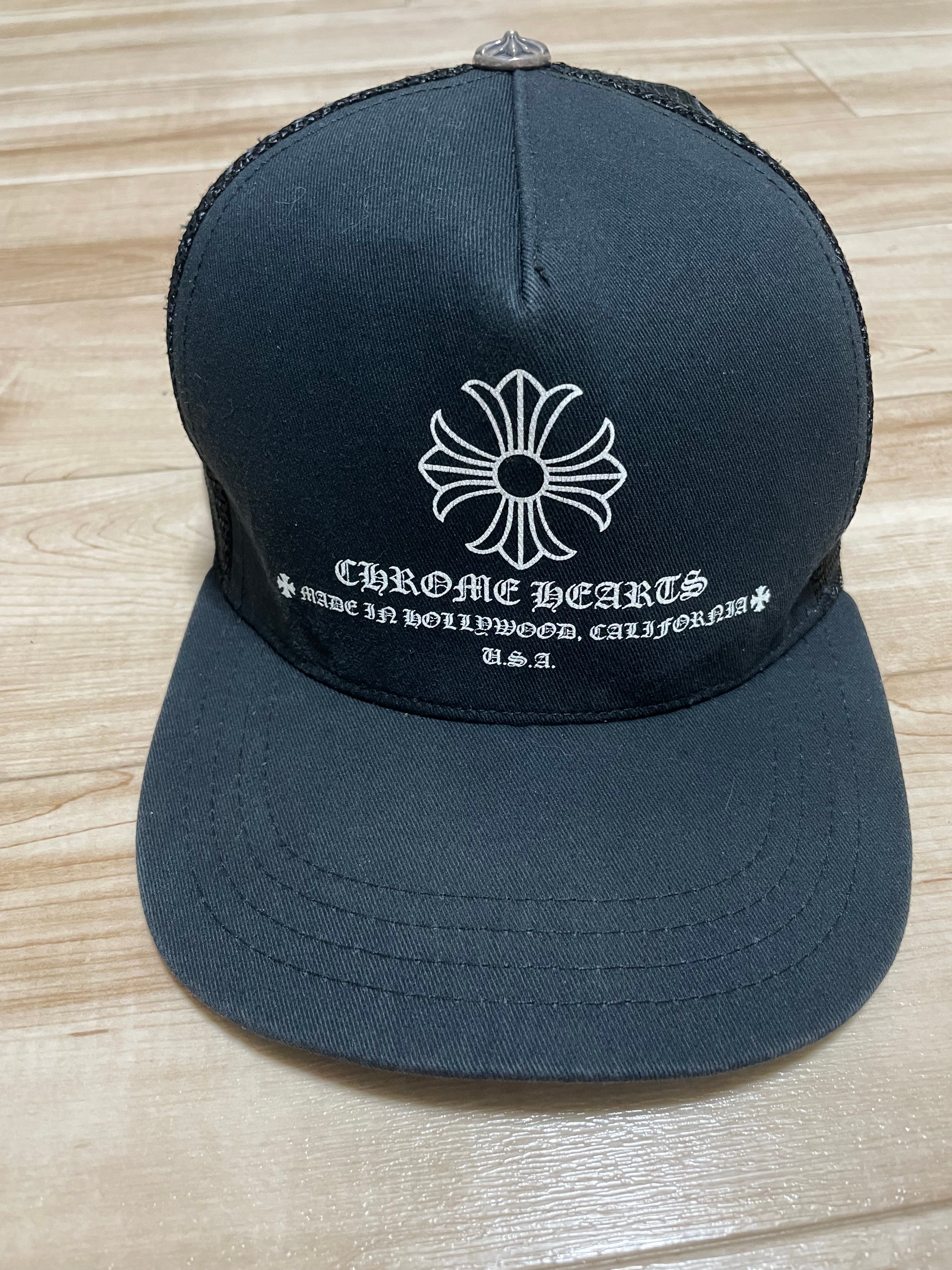 Chrome Hearts CH Plus Trucker Mesh Cap "Black"